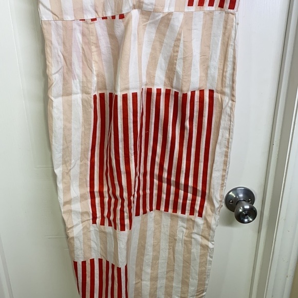 Zara - XS Light Pink and Red Dress - Picture 7 of 7